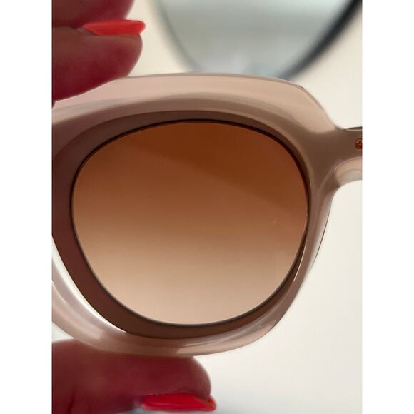 Dolce & Gabbana D&G DG 6104 3043/13 Pale Gold-Opal Ice-Brown Gradient Sunglasses main image 7